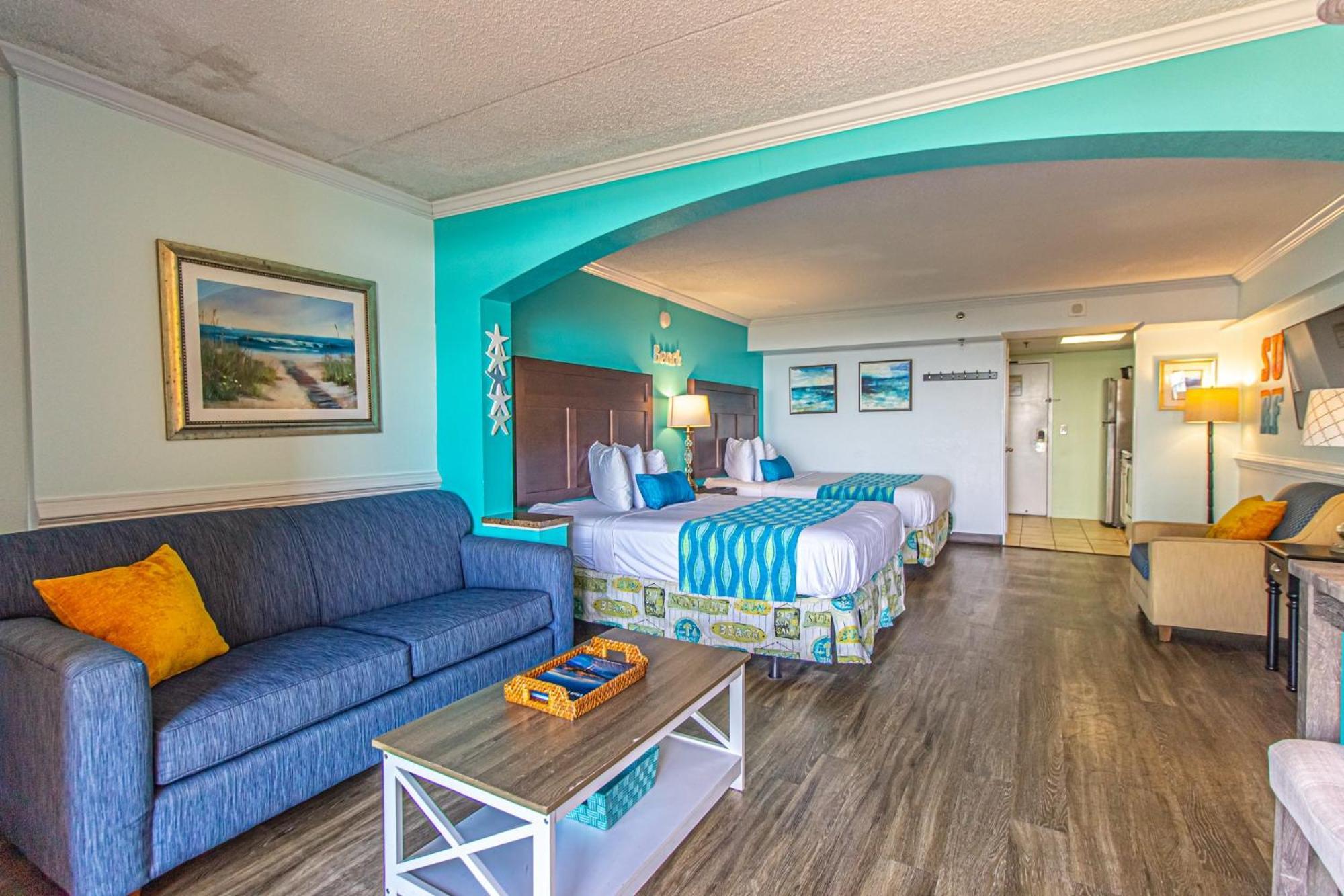 Oversized Ocean View Queen Suite With Beautiful Fireplace And Accents - Sleeps 4 Guests! Μιρτλ Μπιτς Δωμάτιο φωτογραφία