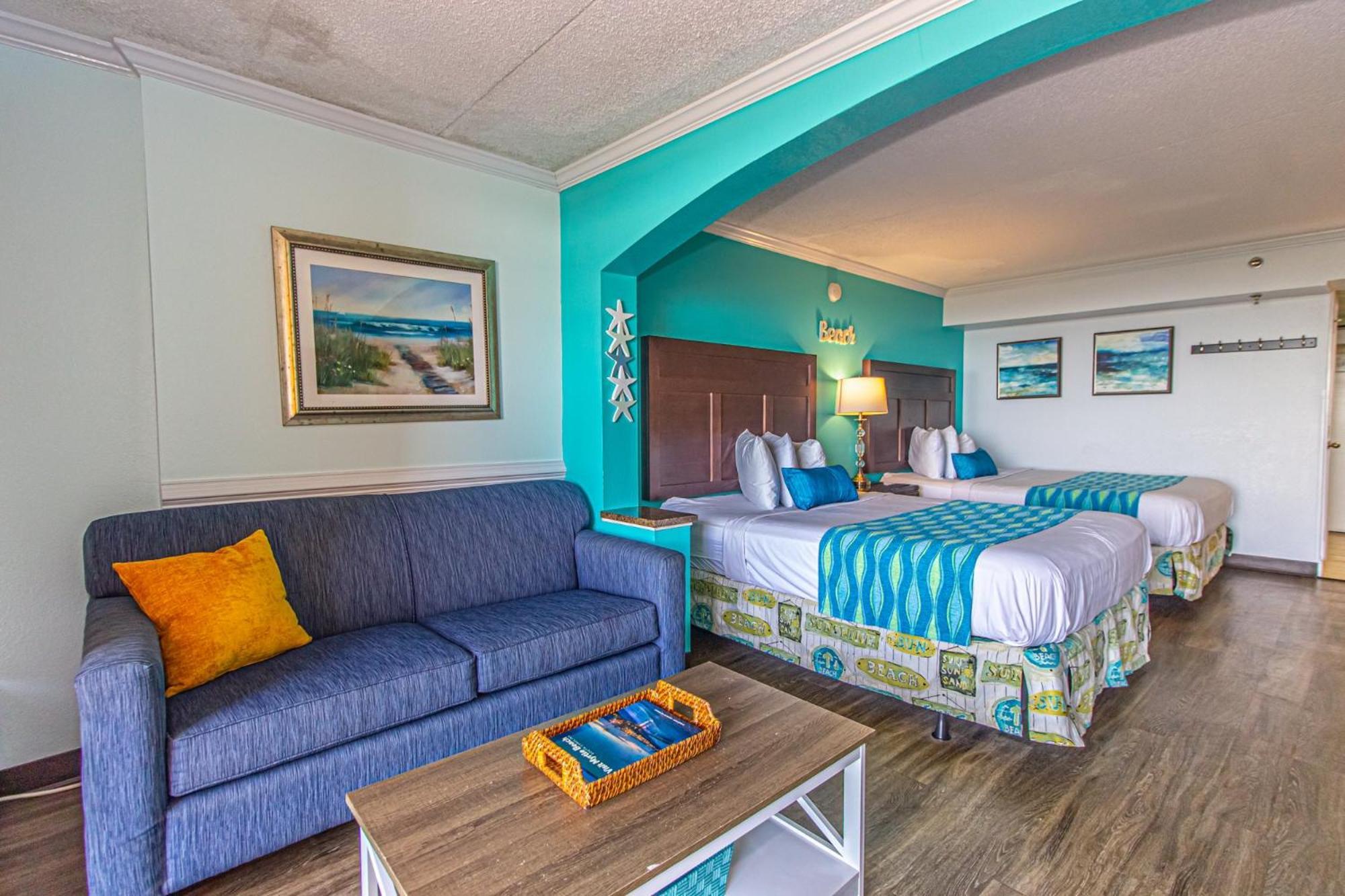 Oversized Ocean View Queen Suite With Beautiful Fireplace And Accents - Sleeps 4 Guests! Μιρτλ Μπιτς Δωμάτιο φωτογραφία