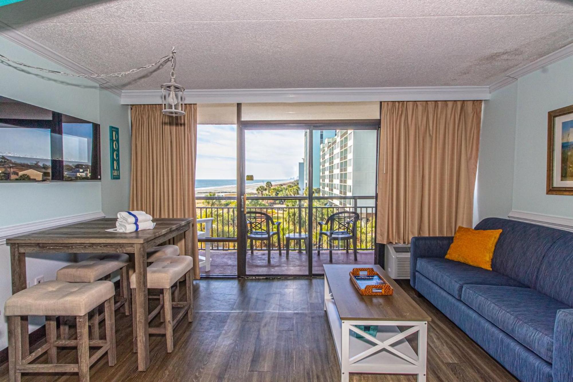 Oversized Ocean View Queen Suite With Beautiful Fireplace And Accents - Sleeps 4 Guests! Μιρτλ Μπιτς Δωμάτιο φωτογραφία
